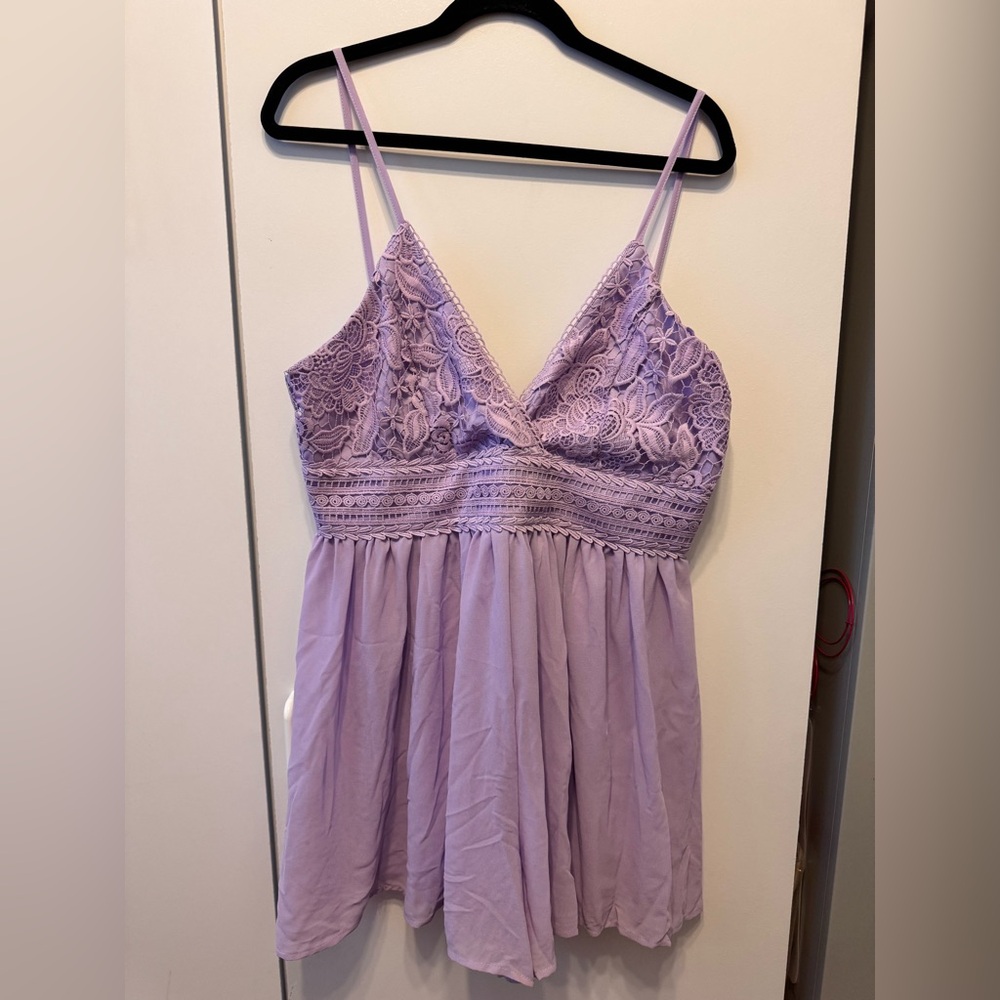 Revamped Lilac Lace Dress